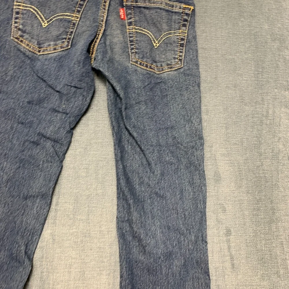 Levi's 511 Slim Fit Jeans Boys 6 Blue Denim Cotton Stretch Casual Straight Leg